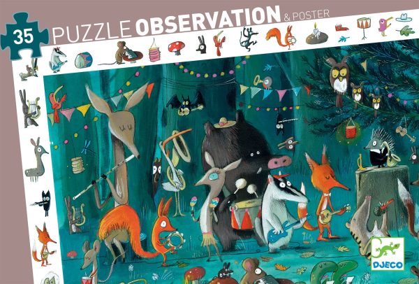 DJECO Puzzle Obserwacja Orkiestra